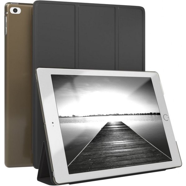EAZY CASE Tablet-Hülle Smart Case für iPad 5./6. Generation & Air 1/Air 2 9,7 Zoll, Hülle mit Standfunktion Tablet Klapphülle Anti-Kratz Tasche Schwarz