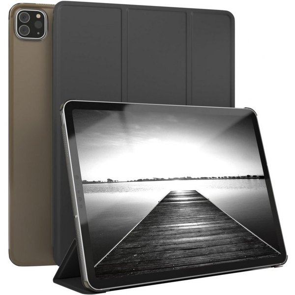 EAZY CASE Tablet-Hülle Smart Case für iPad Pro 11" 1. 2. 3. 4. Generation 11 Zoll, Hülle mit Standfunktion Tablet Klapphülle Anti-Kratz Tasche Schwarz