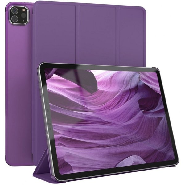 EAZY CASE Tablet-Hülle Smart Case für iPad Pro 11" 1. 2. 3. 4. Generation 11 Zoll, Tabletcover mit Stehfunktion Slim Sleep Wakeup Deckel Klappbar Violett