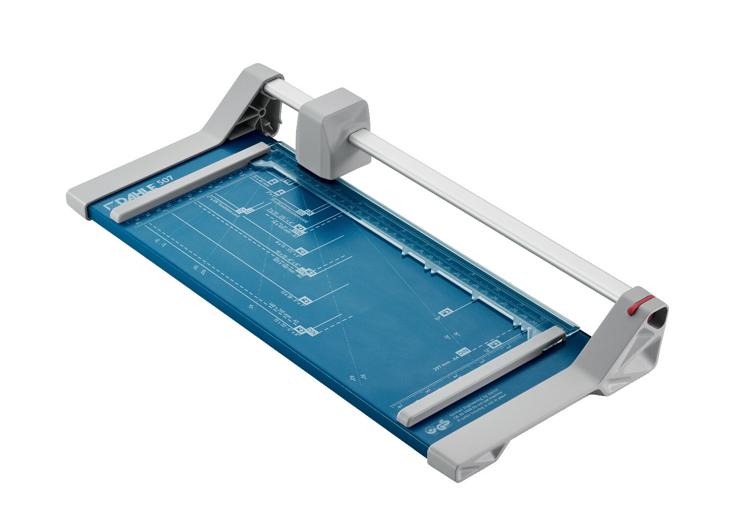 Roll & Schnitt Schneidemaschine Dahle 507 vom Fachhändler blau/grau