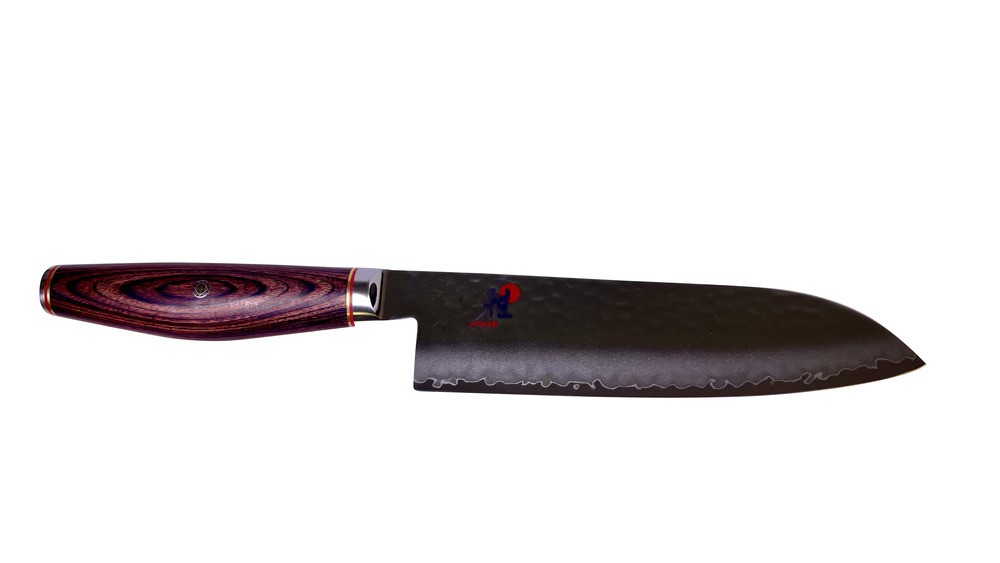 Zwilling MIYABI Santoku Kochmesser, Stahl, 180 mm, silber / braun, 34074-181-0