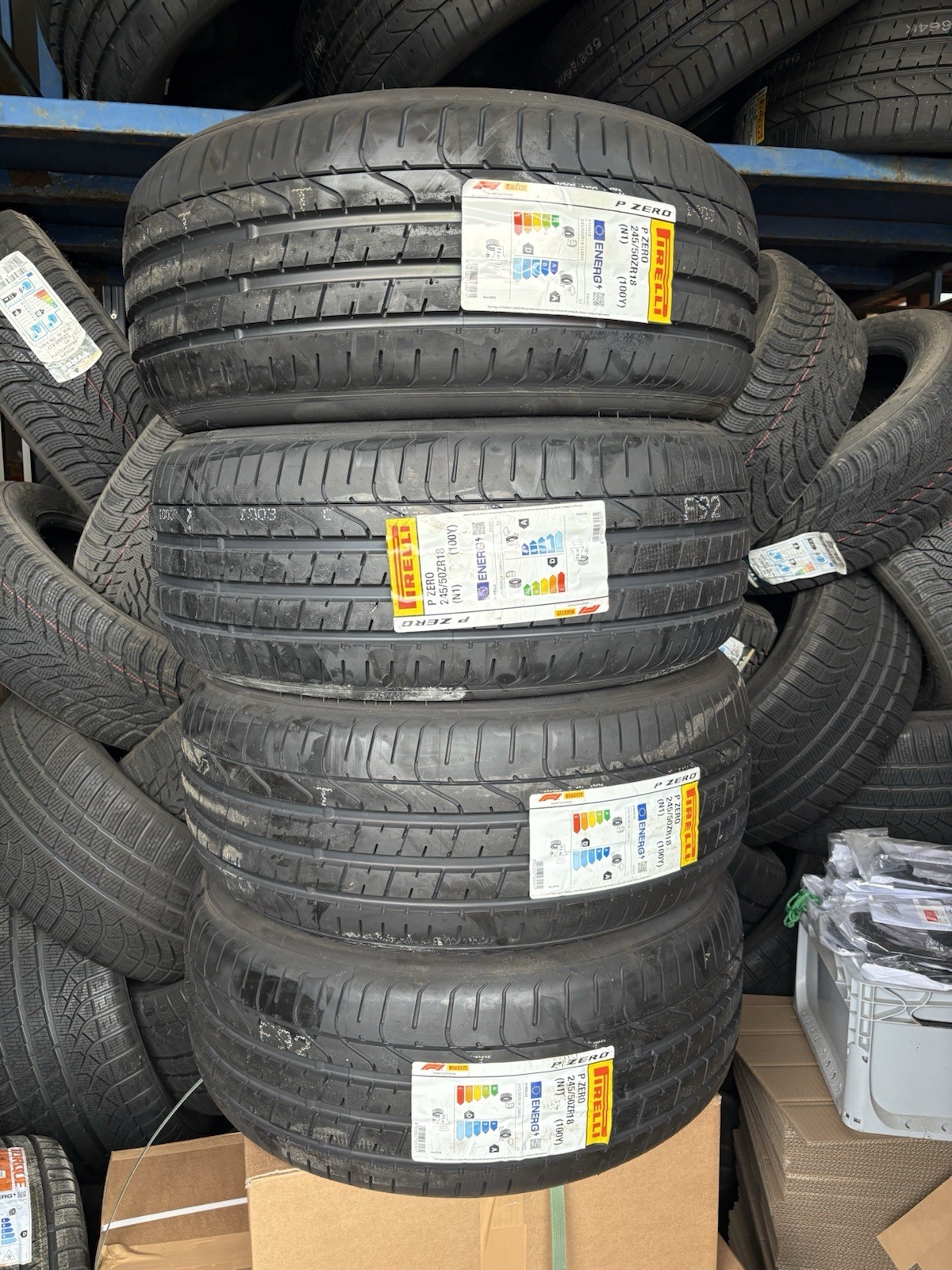 4x 245/50R18 100Y Pirelli PZero Sommerreifen DOT2022 BMW Porsche N1