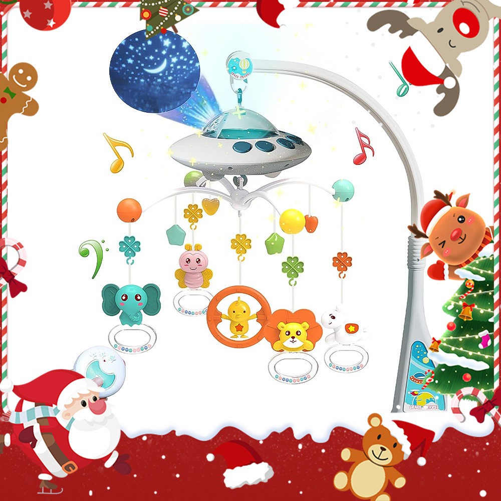 Babybett Mobile Bett Glocke Halter Krippe Baby Spielzeug Toy Armhalterung Hängen