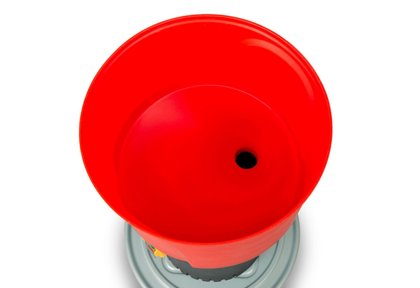EBERTH Getreidemühle 25L Eimer 1000 Watt Elektromotor, 6L Einfülltrichter, 300 kg/h, Schrotmühle mit Edelstahlklinge – Bild 3 von 5
