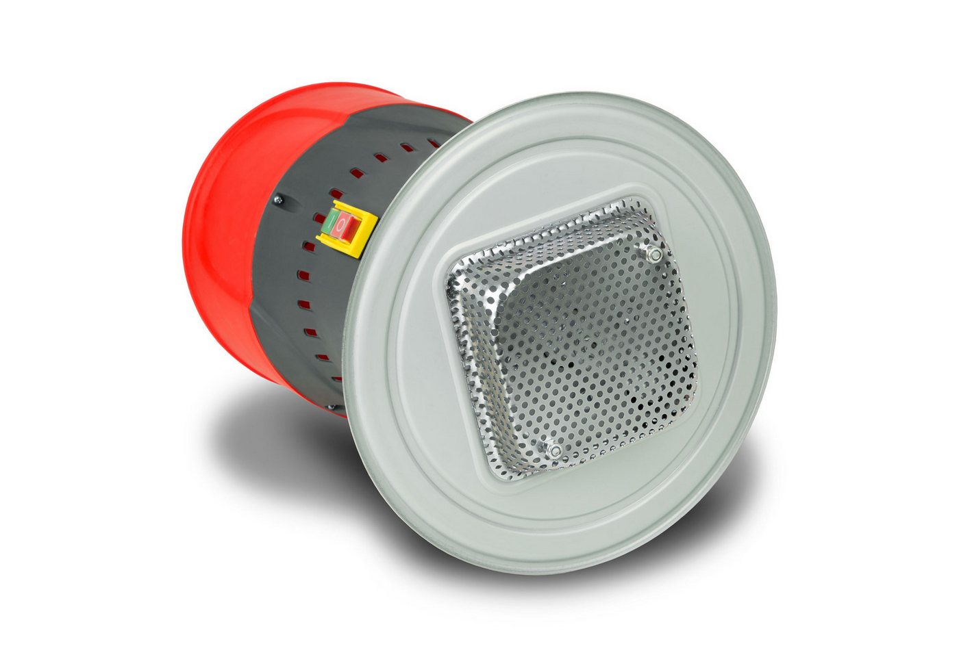 EBERTH Getreidemühle 25L Eimer 1000 Watt Elektromotor, 6L Einfülltrichter, 300 kg/h, Schrotmühle mit Edelstahlklinge – Bild 4 von 5