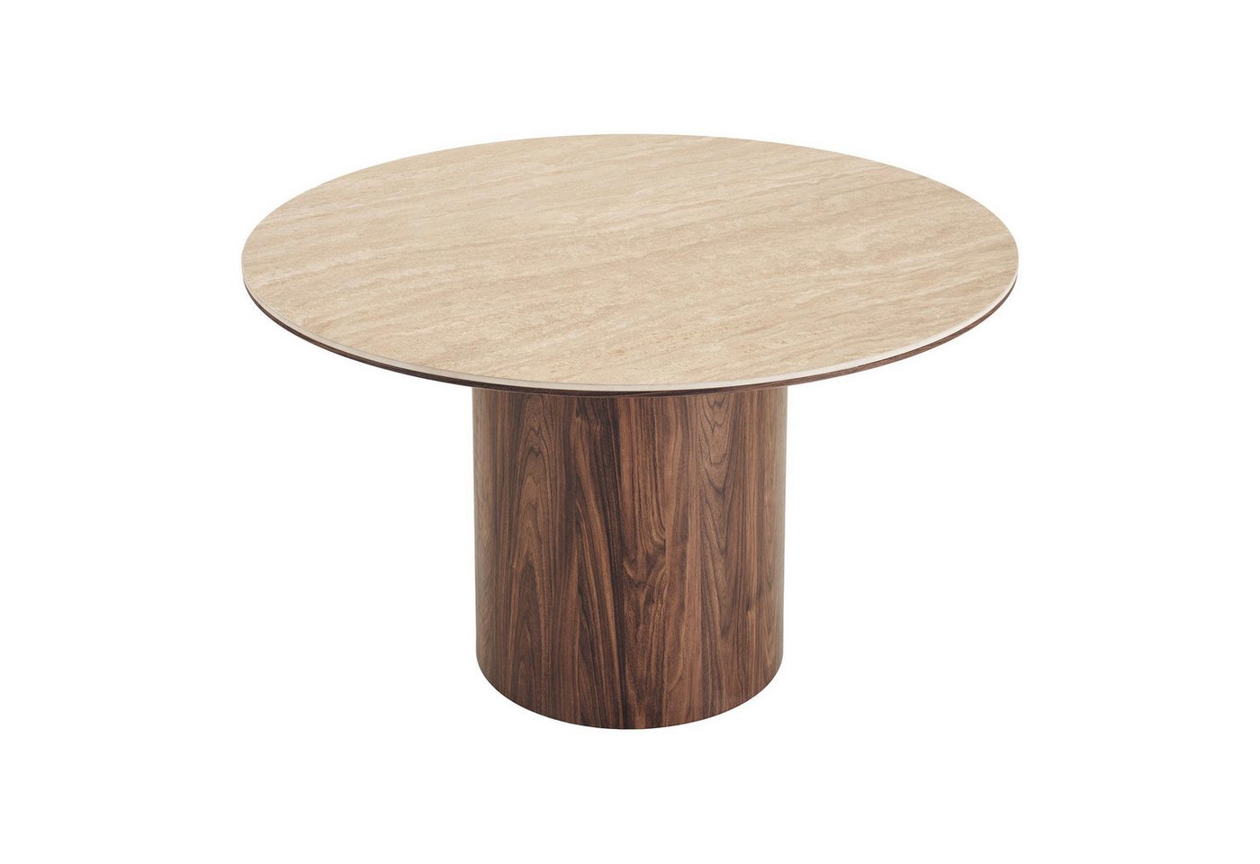 ebuy24 Esstisch Minamata Esstisch Ø120cm, Keramik-Tischplatte Trav (1-St) – Bild 2 von 5