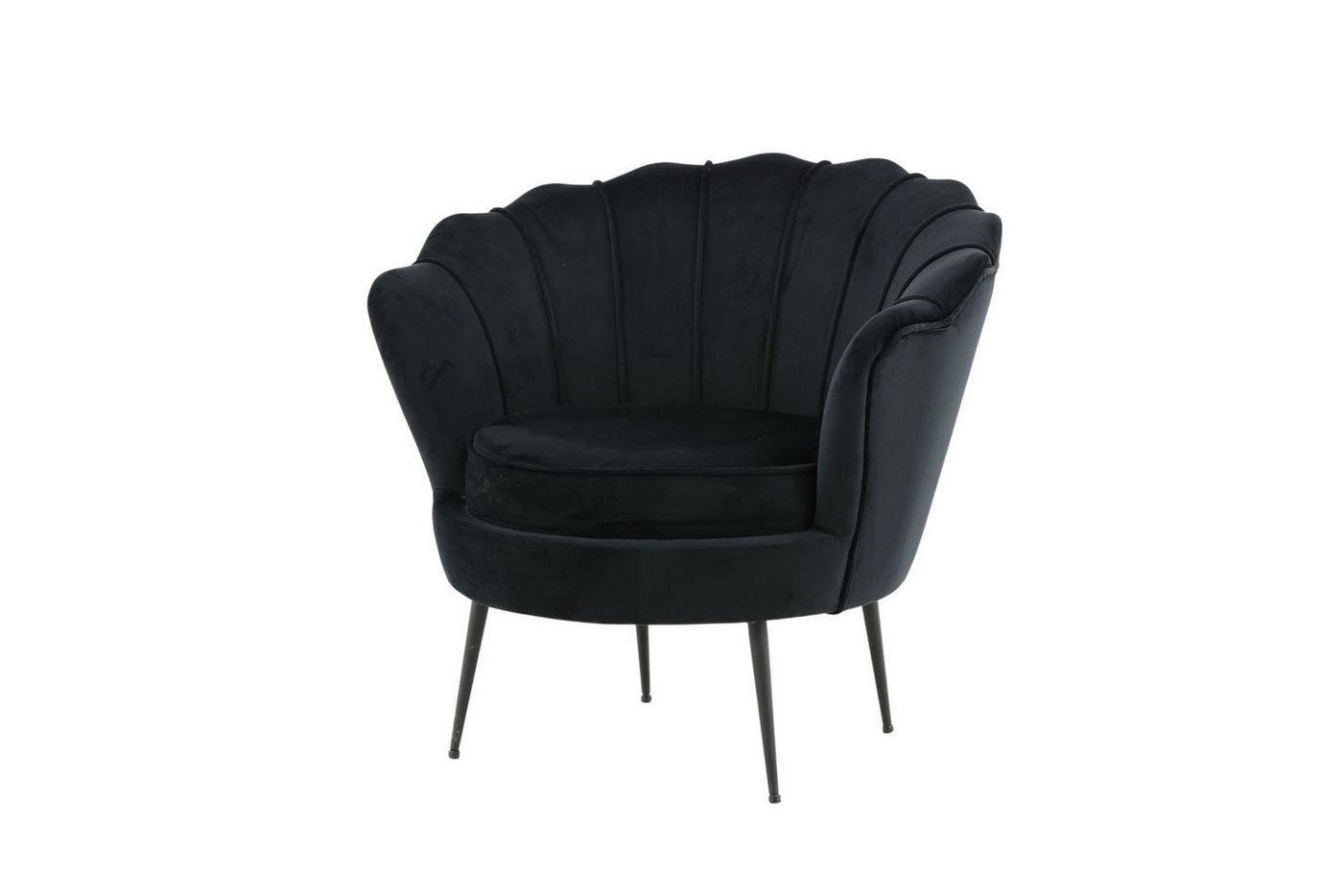 ebuy24 Relaxsessel Nice Sessel Velour schwarz. – Bild 2 von 5