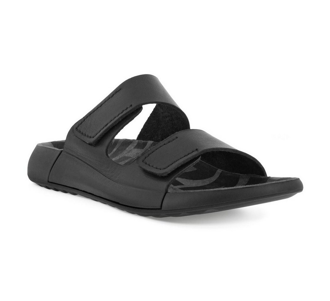 Ecco Cozmo Flat schwarz Damen Sandale – Bild 3 von 5