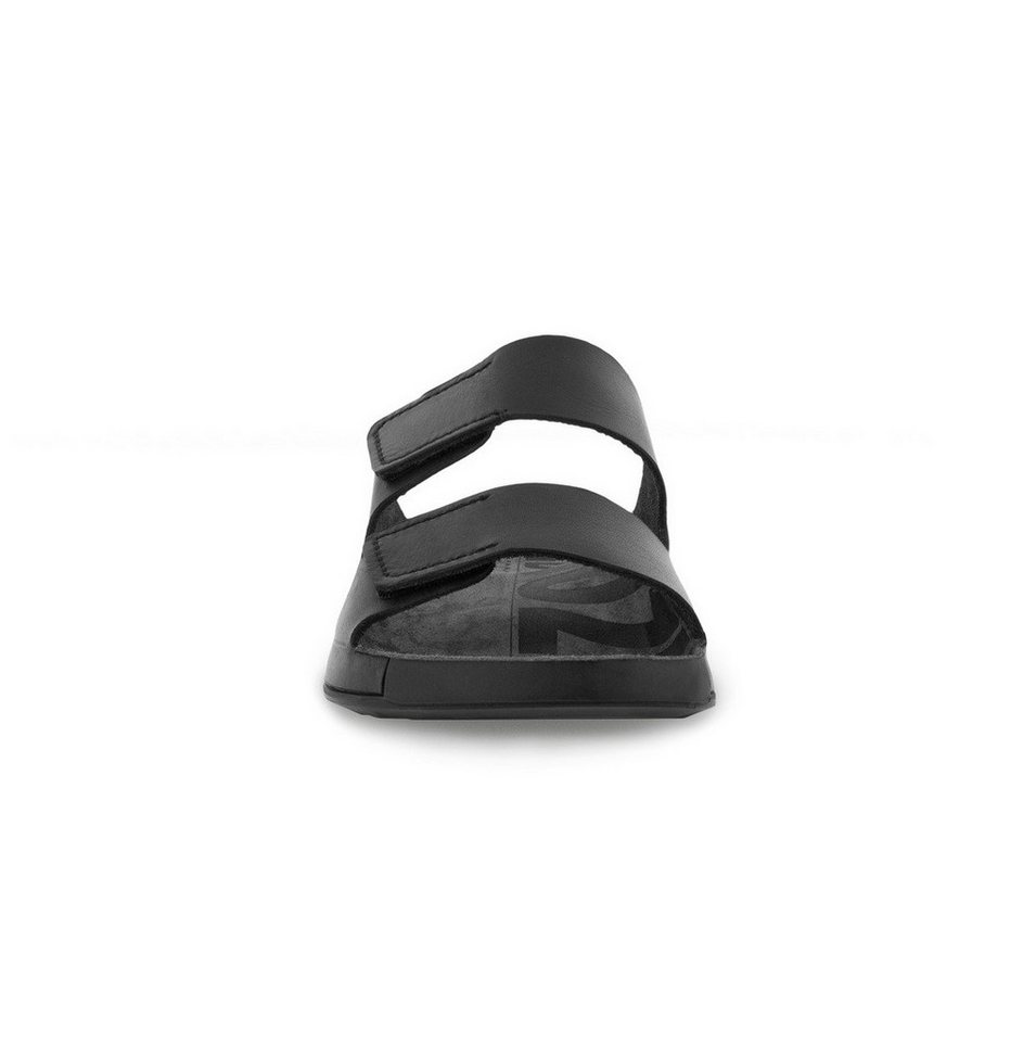Ecco Cozmo Flat (Vollnarbenleder, flexible Sohle) schwarz Herren Sandale – Bild 5 von 5