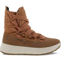 ECCO Damen Stiefel SOLICE W MID GTX PL 400g, Größe 38 in Braun
