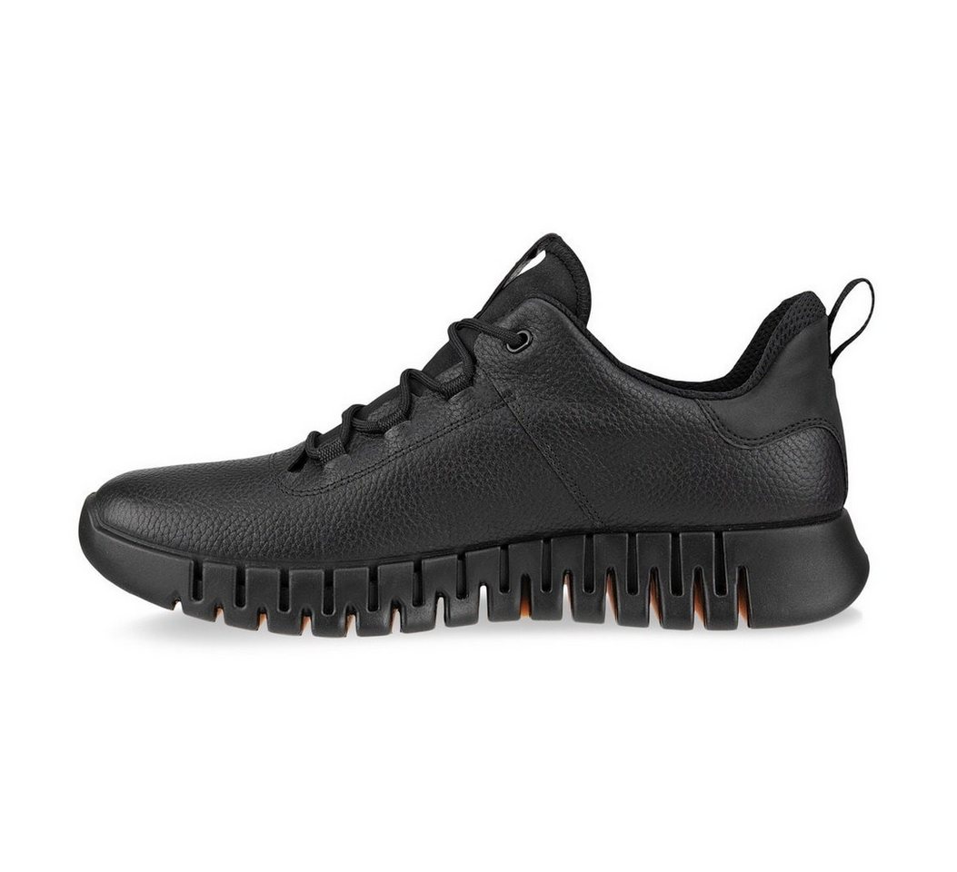 Ecco Gruuv Lea GTX (Glattleder, wasserdicht) schwarz Herren Sneaker – Bild 2 von 5