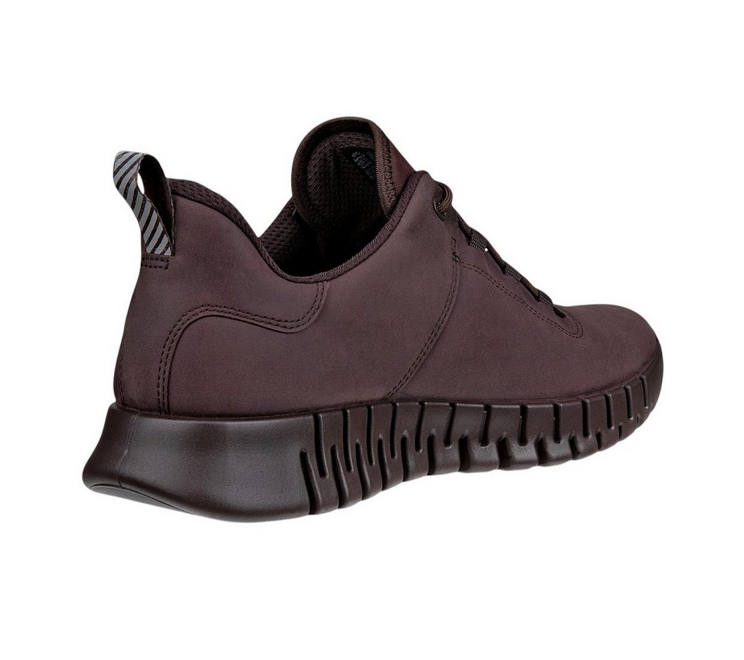 Ecco Gruuv Lea GTX (Glattleder, wasserdicht) dunkelbraun Herren Sneaker – Bild 5 von 5