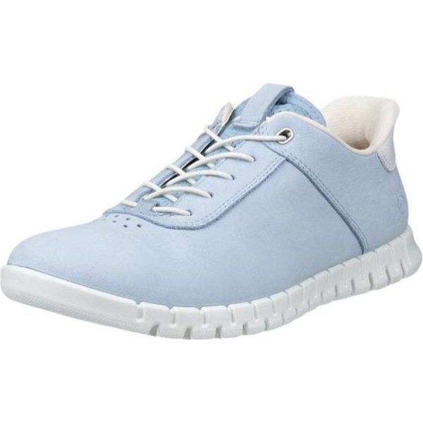 Ecco Gruuv Lite (Nubukleder) hellblau Damen Sneaker