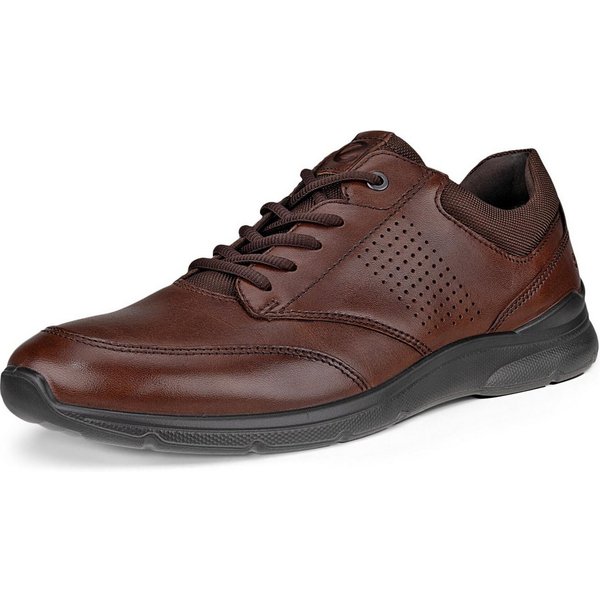 Ecco Irving Schnürschuh, Freizeitschuh, Halbschuh, Schnürschuh mit gepolstertem Schaftrand