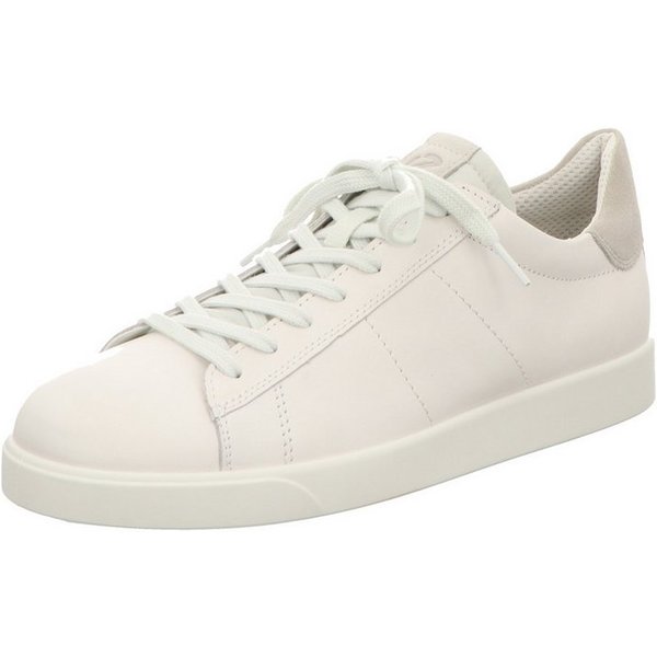 Ecco MENSCASUAL,WHITE/GRAVEL Schnürschuh