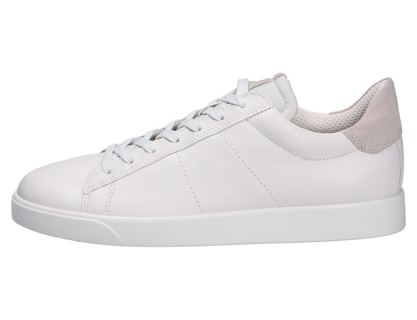 Ecco MENSCASUAL,WHITE/GRAVEL Schnürschuh – Bild 2 von 5