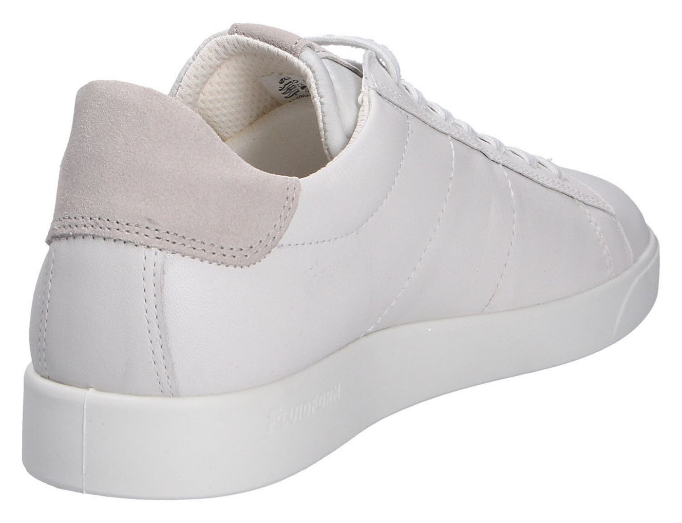 Ecco MENSCASUAL,WHITE/GRAVEL Schnürschuh – Bild 4 von 5