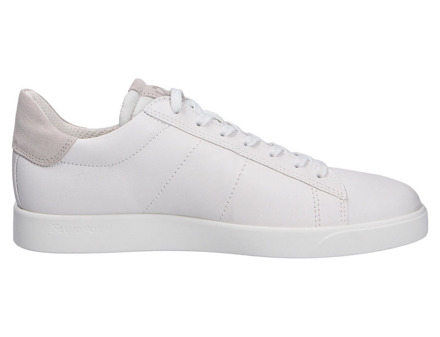 Ecco MENSCASUAL,WHITE/GRAVEL Schnürschuh – Bild 5 von 5