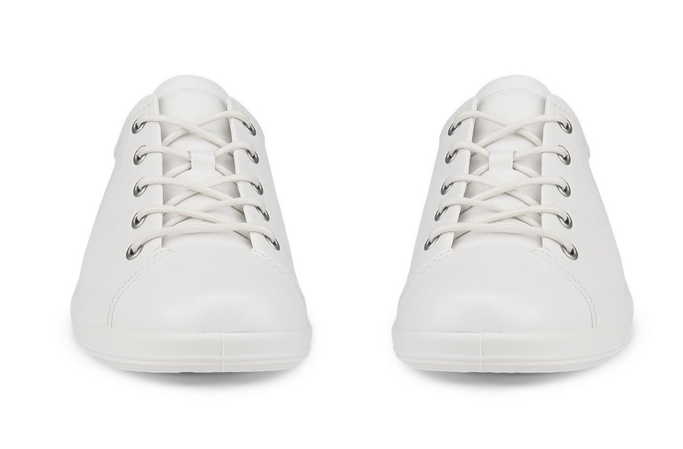 Ecco Soft 2.0 Sneaker, Freizeitschuh, Halbschuh, Schnürschuh mit Retro-Shilouette – Bild 4 von 5