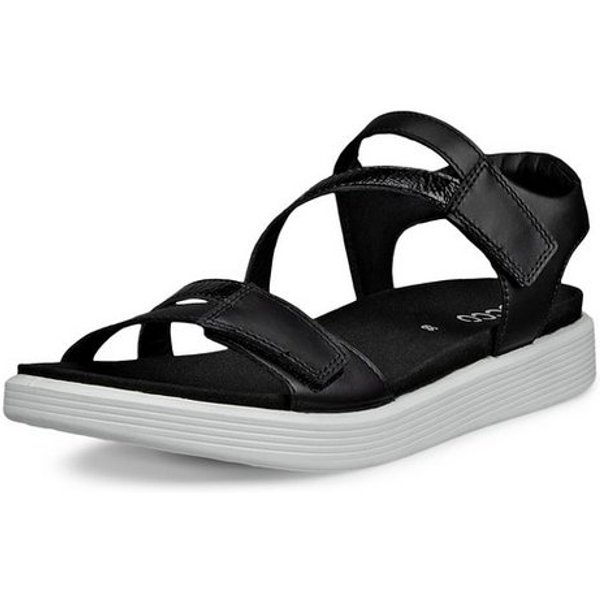 Ecco SOFT SANDAL W 3-STRAP Sandale Riemchensandale, Sommerschuh, Klettschuh mit Fußbett