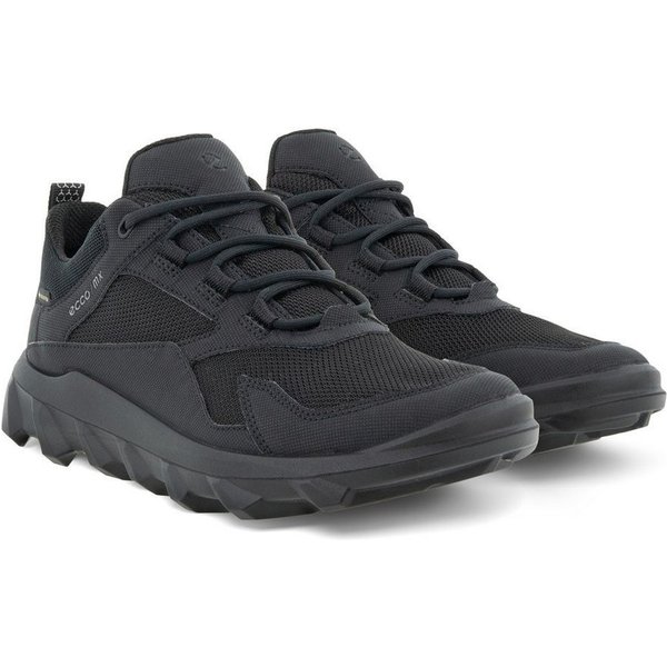 Ecco Wanderschuhe MX Low GTX (strapazierfähige Sohle, wasserdicht) schwarz Sneaker