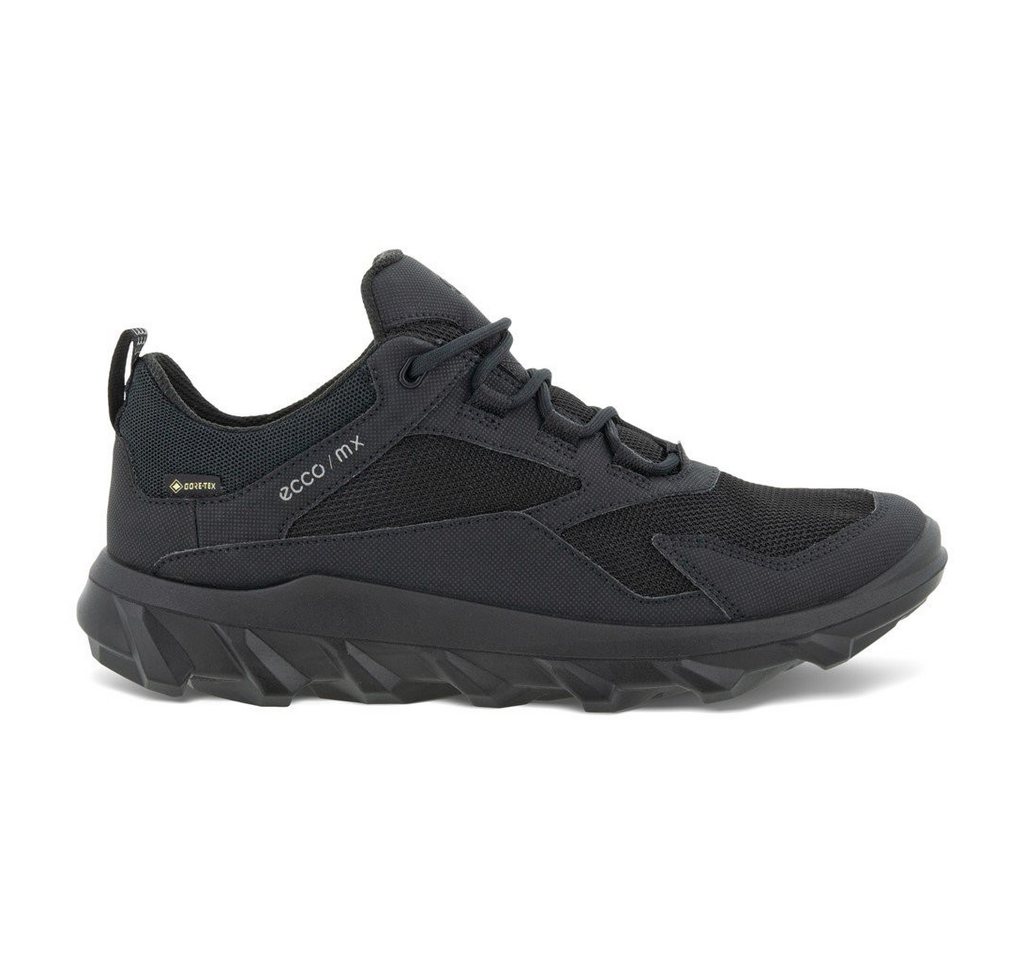 Ecco Wanderschuhe MX Low GTX (strapazierfähige Sohle, wasserdicht) schwarz Sneaker – Bild 3 von 5