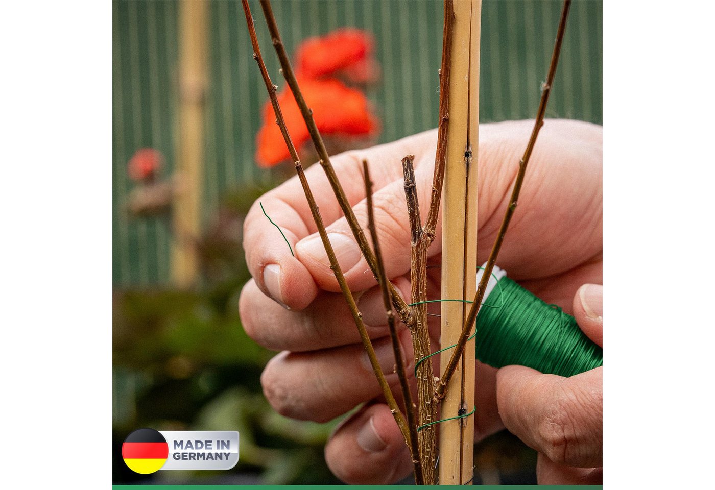 ECENCE Bindedraht 3x Myrtendraht geglüht aus Eisen Blumenbindedraht – Bild 3 von 5