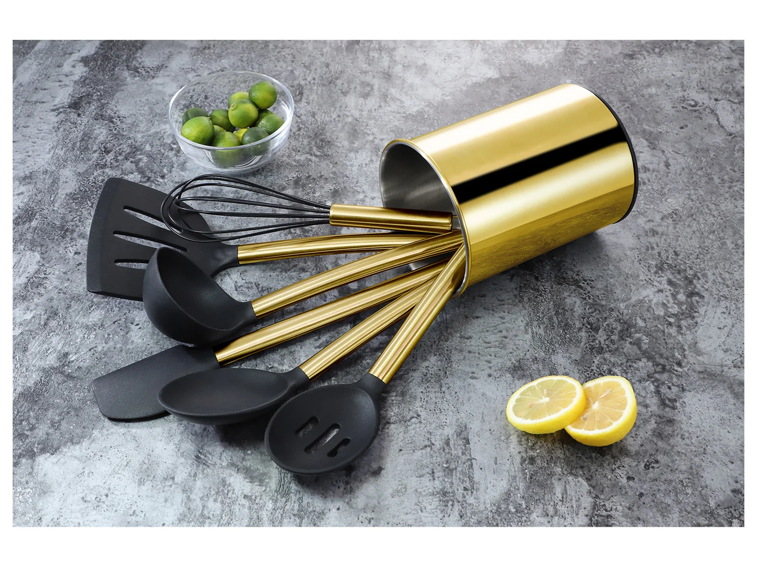 ECHTWERK Küchenhelfer Set (Gold, 7-teilig) – Bild 3 von 4