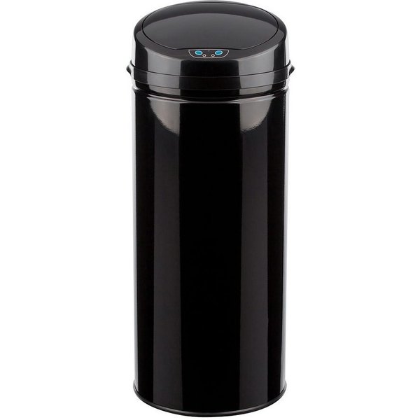 ECHTWERK Mülleimer INOX BLACK, Infrarot-Sensor, Korpus aus Edelstahl, Fassungsvermögen 42 Liter