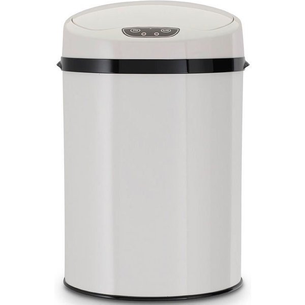 ECHTWERK Mülleimer INOX BRUSHED, Infrarot-Sensor, Korpus aus Edelstahl, Fassungsvermögen 9 Liter