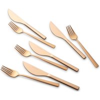 ECHTWERK Pizzabesteck Set "Bari" (Bronze, 8tlg)