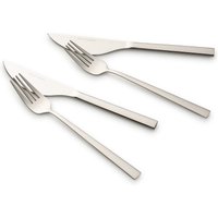 ECHTWERK Pizzabesteck Set "Bari" (Silber, 4tlg)