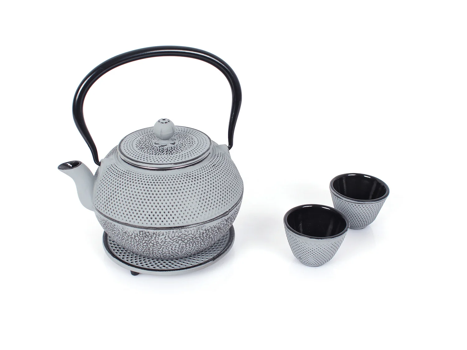 ECHTWERK Teeservice aus Gusseisen (Grau, 1,1L) – Bild 2 von 4