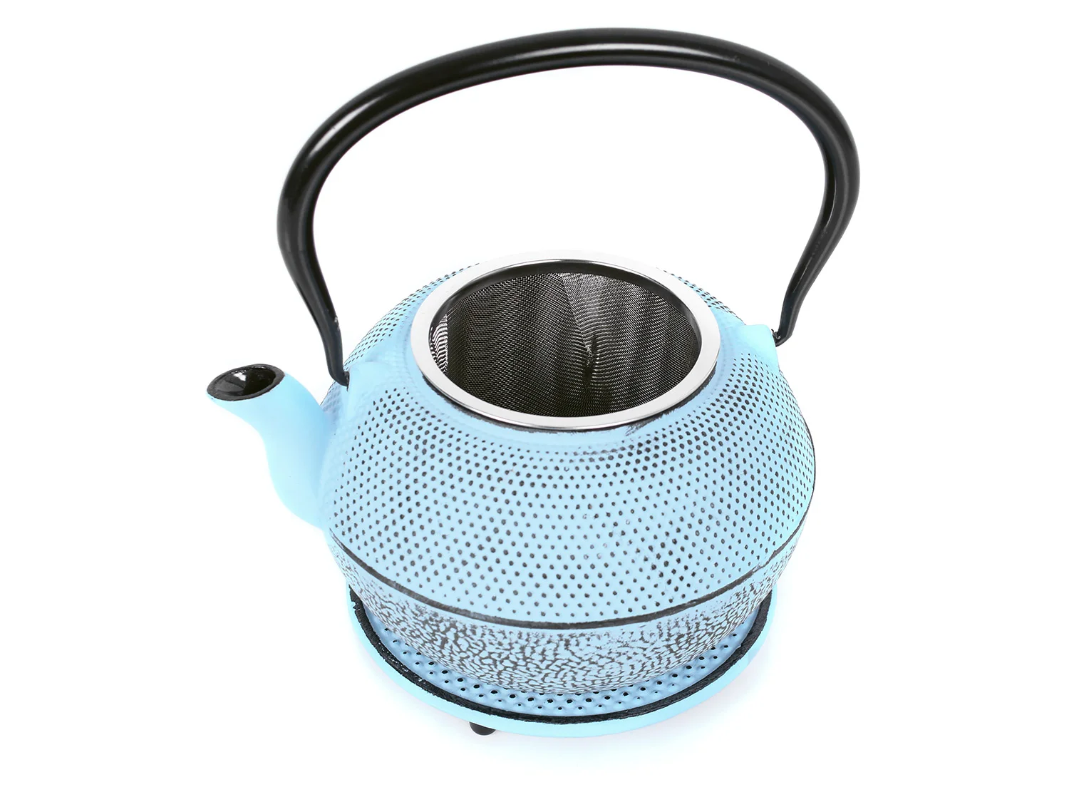 ECHTWERK Teeservice aus Gusseisen (Hellblau, 1,1L) – Bild 2 von 4