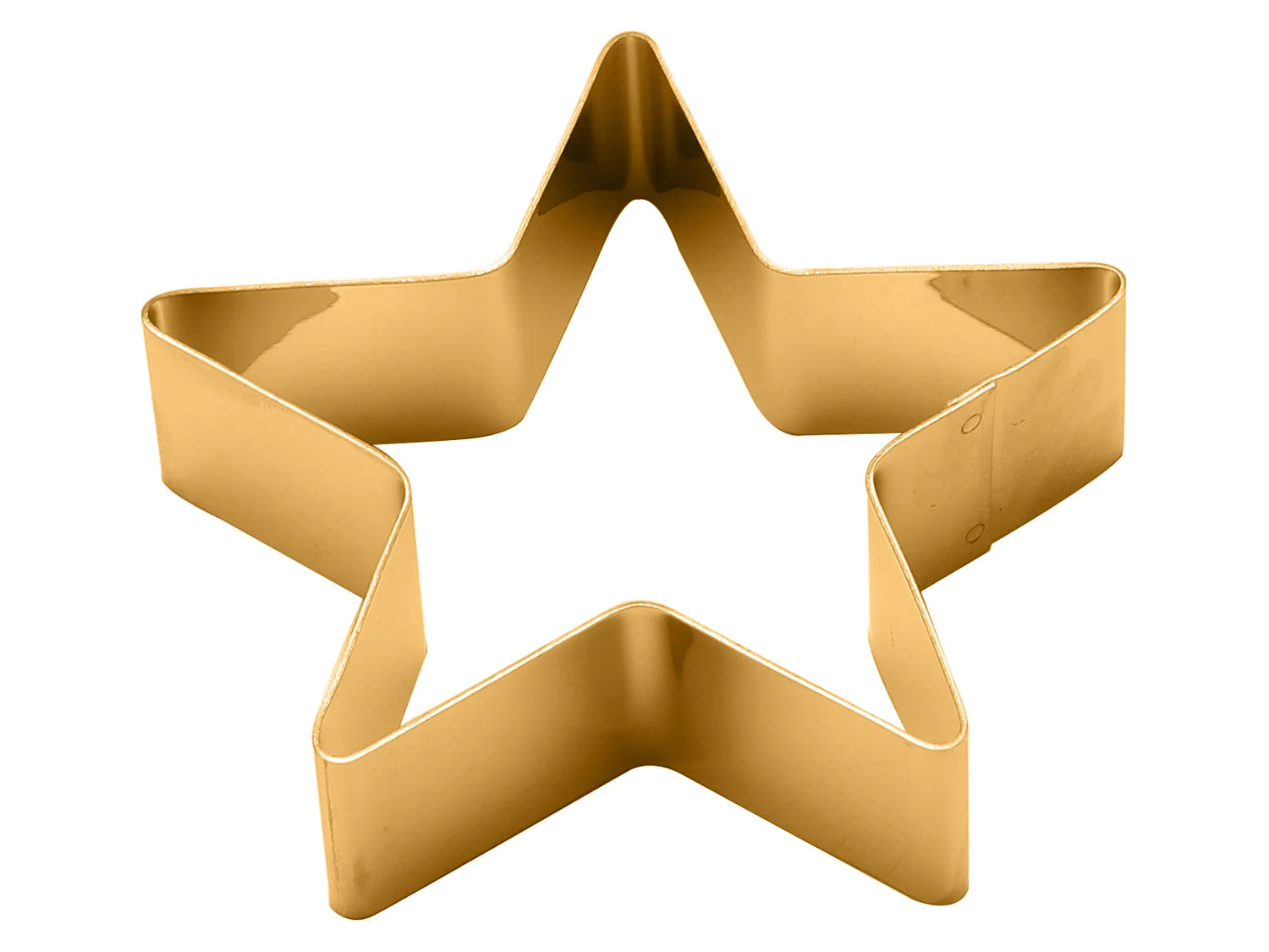 ECHTWERK Untersetzer- / Serviettenring-Set (Serviettenringe ""Stern"" aus Ed, Gold, 4tlg) – Bild 2 von 3