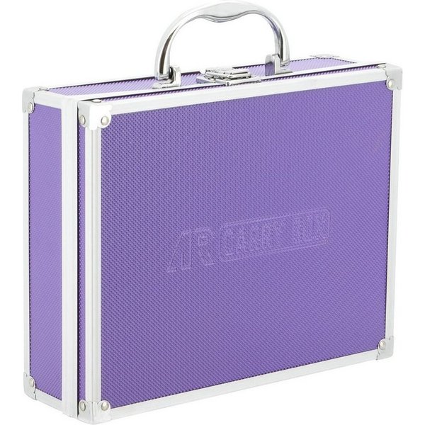 ECI Tools Werkzeugkoffer Aluminium Koffer Lila Box mit Schaumstoffeinlage 560025