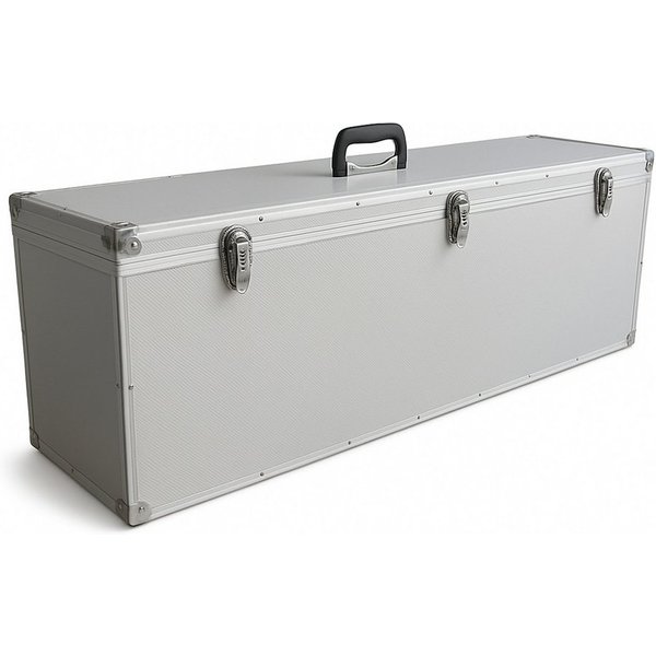ECI Tools Werkzeugkoffer Koffer (LBH) 110x25x35cm Silber Deckel abnehmbar Messgeräte Musik EDV