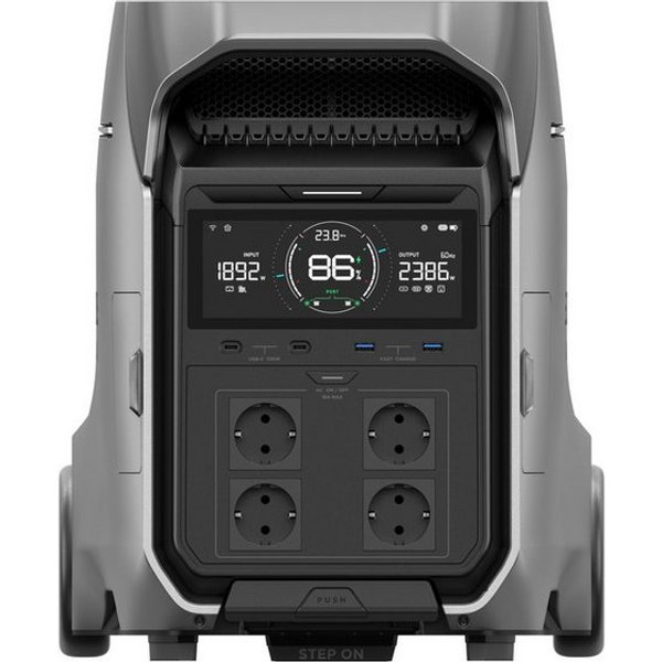 Ecoflow EcoFlow Delta Pro 3 Powerstation Powerstation (220-240 V), Erweiterbare Kapazität bis 12 kWh