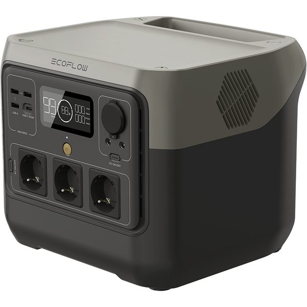 Ecoflow EcoFlow River 2 Pro 0% MwSt. Powerstation River 2 Pro, Schnellladung im X-Boost Modus