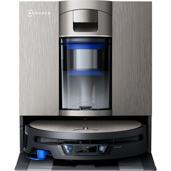 ECOVACS Nass-Trocken-Saugroboter DEEBOT X12S, inkl. OmniCyclone Station, 150 W, beutellos, 27.000 Pa + 53 AW Saugleistung, 27cm Wischrolle