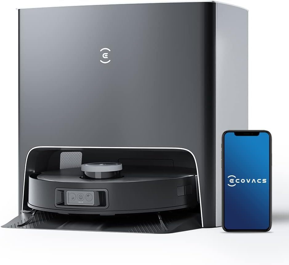 ECOVACS Saug- und Wischroboter DEEBOT X1 TURBO mit Sprachassistent Schwarz