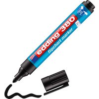 edding Flipchartmarker "380" Rundspitze, schwarz