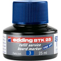 edding Nachfülltinte "BTK 25" für Whiteboardmarker, 25 ml, blau