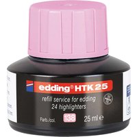 edding Nachfülltinte "HTK 25" für Textmarker 24, pastellrosa