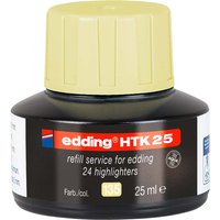 edding Nachfülltinte "HTK 25" für Textmarker 24, pastellgelb