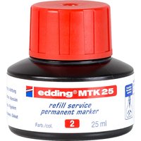 edding Nachfülltinte "MTK 25" für Permanentmarker, rot