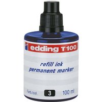 edding Nachfülltinte "T100" für Permanentmarker, blau