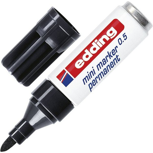 edding Permanentmarker mini marker 0.5, (1-tlg), wisch- und wasserfest