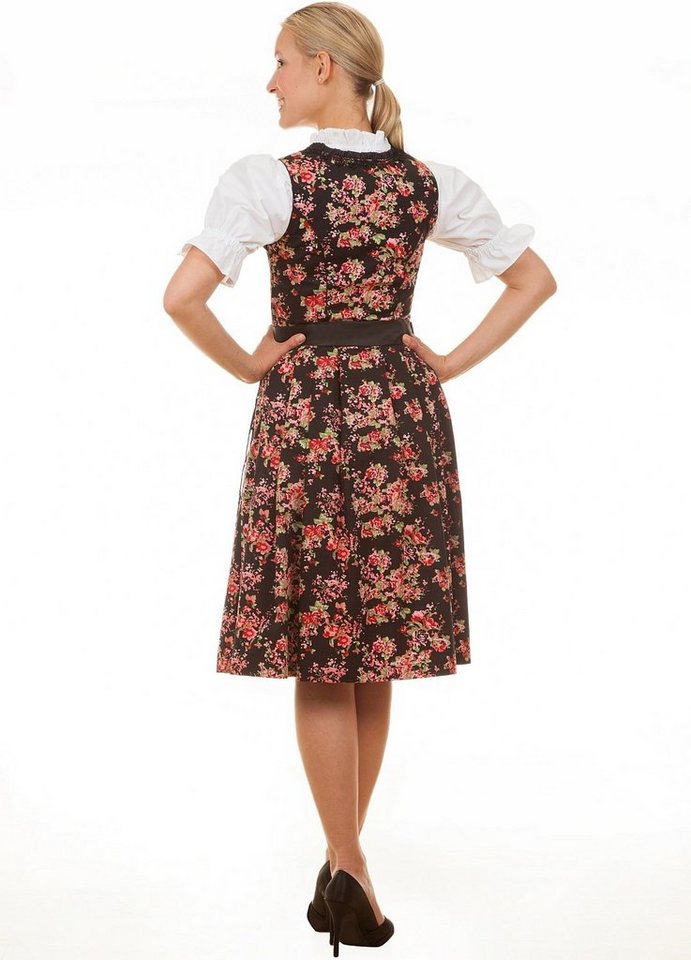 Edelnice Dirndl Estefania Blumen – Bild 2 von 5
