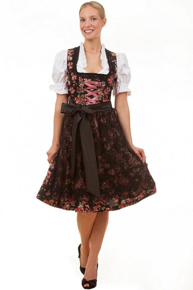 Edelnice Dirndl Estefania Blumen – Bild 5 von 5